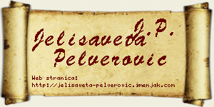 Jelisaveta Pelverović vizit kartica